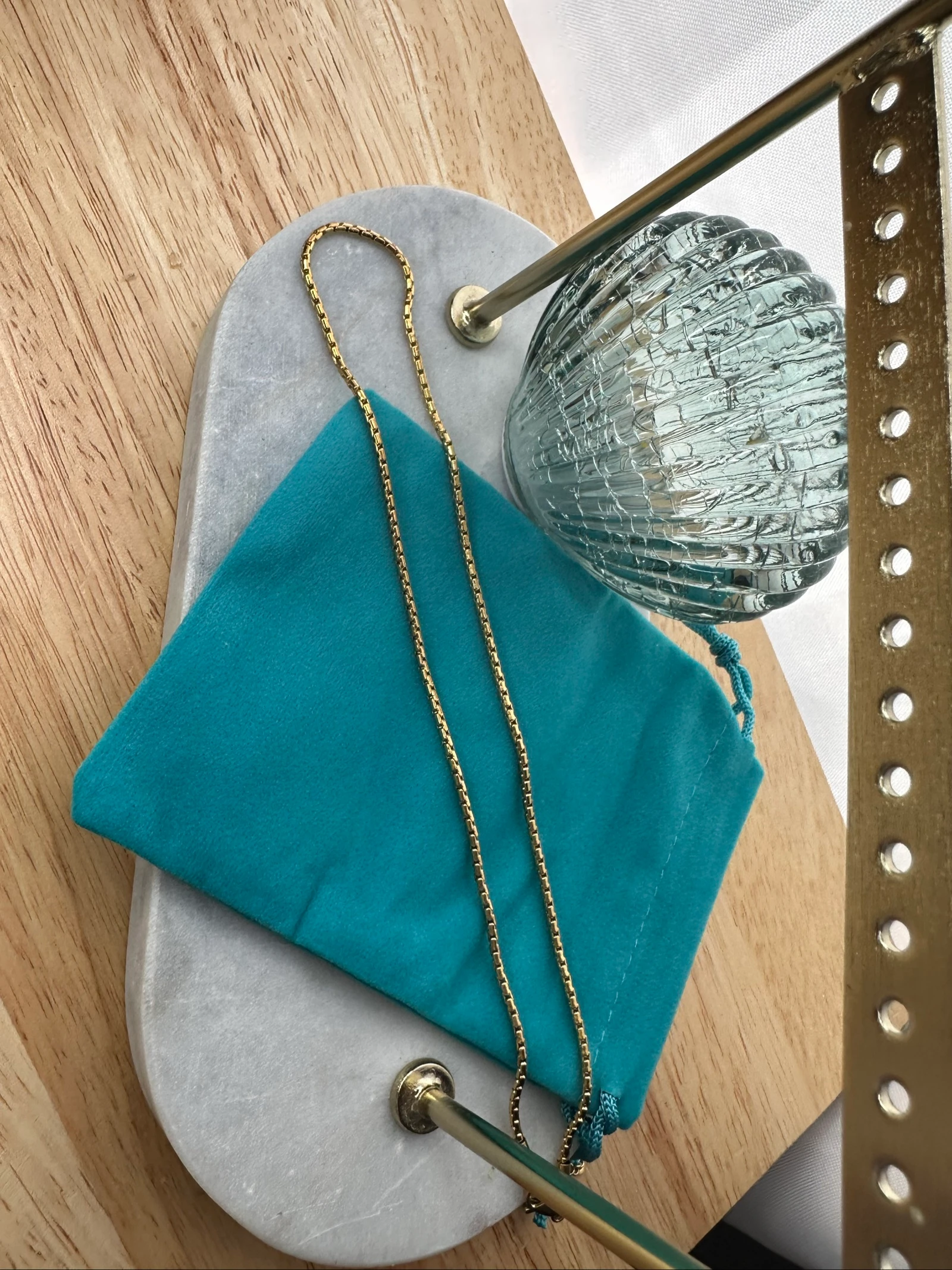 The essential stainless steel Venetian mesh necklace ✨ – photo 4
